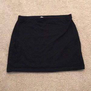 Asos black mini skirt